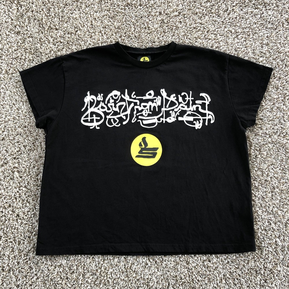 Sicko "Born From Pain" Ian Conor T-Shirt Size Medium Black Cropped Tee Authentic